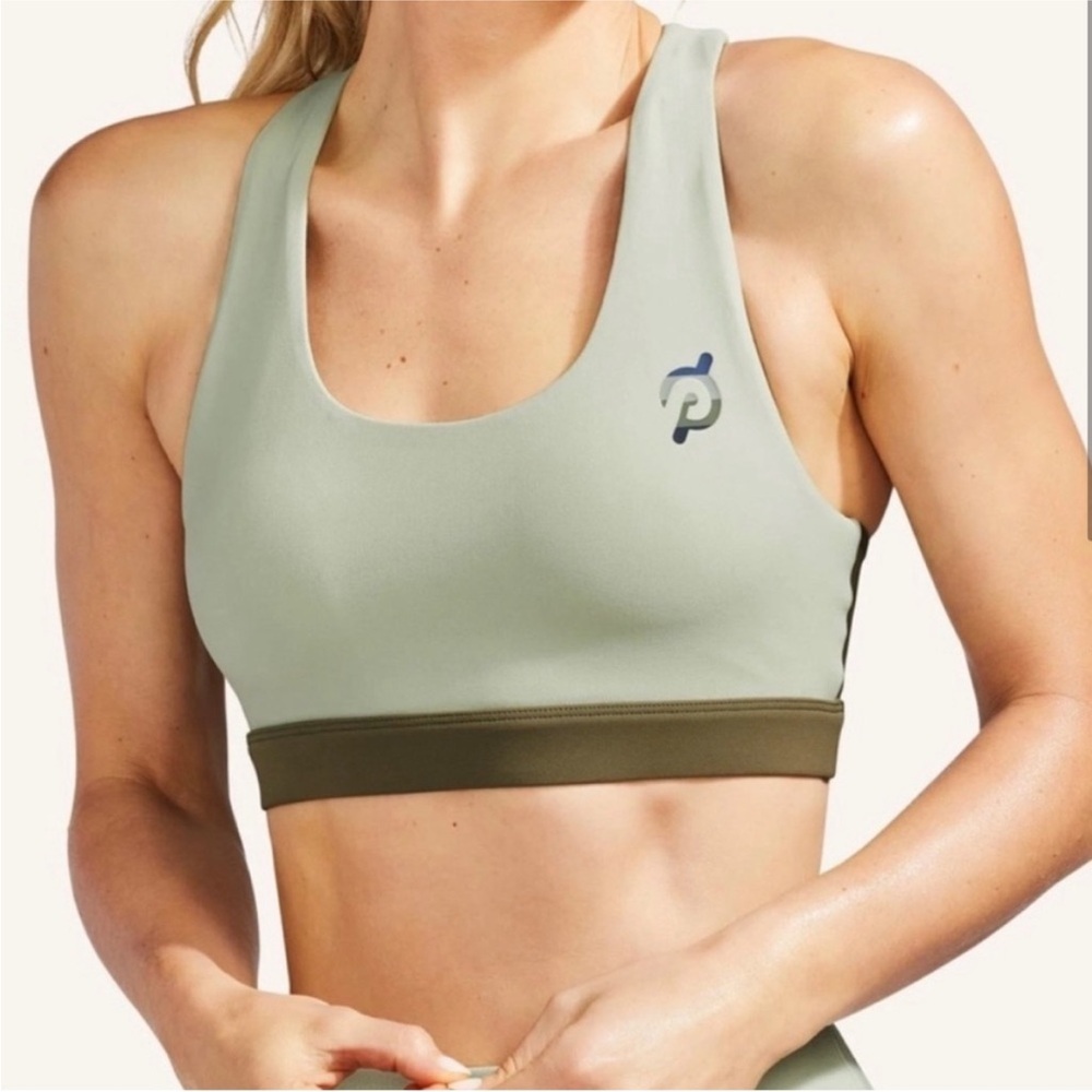 Peloton Olive and Sage Sports Bra